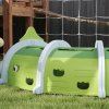 AIYAPLAY Kids Play Tunnel, Toddler Tunnel for Ages 3-6 Crawl and Climb, Play Tunnel for Kids with Crocodile Design, Kids Indoor Outdoor Playground, Green