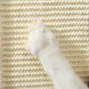 PawHut Cat Scratching Post, 67cm Cat Scratcher with Sisal Scratching Post, Track Ball Toy, Hanging Ball, 3 in 1 Cat Scratcher Post for Indoor Kittens