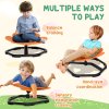 AIYAPLAY Sensory Spinning Chair, Kids Swivel Chair for Coordination, Balance, Orange