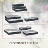 Outsunny 3 Tier Raised Garden Bed, Metal Elevated Planer Box Kit Flower Pot w/ A Pairs of Glove for Garden, Patio to Grow Vegetables, Herbs, Flowers, 118 x 118 x 62 cm, Grey