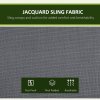 Outsunny 3 Seater Garden Swing Seat Outdoor Swing Chairs Thick Padded Seat Hammock Canopy Porch Patio Bench - Grey