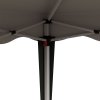 Outsunny 3x3(m) Pop Up Gazebo, Foldable Party Tent with Wave Edge and Carry Bag, Height Adjustable Festival Camping Canopy for Garden Outdoor, Grey