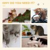 PawHut Cat Tree for Indoor Cats with Scratching Post Climbing Tower Kitty Activity Centre Condo Perch Jumping Platforms Beige 60L x 40W x 81H cm