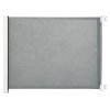 PawHut Retractable Stair Gate for Dogs, Pet Mesh Safety Gate Extends up to 115cm for Doorways Indoor- Grey