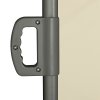 Outsunny Retractable Sun Side Awning Screen Fence Patio Garden Wall Balcony Screening Panel Outdoor Blind Privacy Divider (3x2M, Cream)