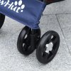 PawHut Dog Pram Dog Stroller Pet Pushchair with Universal Wheels, Brake for Small Breeds - Blue