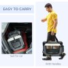 PawHut 51cm Foldable Pet Carrier for Miniature Dogs, Portable Cat Carrier Soft Side Pet Travel Crate with Removable Mat, Breathable Mesh - Grey