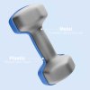 SPORTNOW Set of 2 Hex Dumbbells, Neoprene Weights Pair with Non-Slip Grip, Home Gym Fitness Training Equipment, 2 x 2kg, Blue