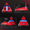 HOMCOM Kids Bumper Car 360° Rotation Spin Waltzer Car 6V Electric Ride On Car with 2 Speeds, Music, Lights for 18-48 Months - Red