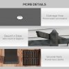 Outsunny 4 x 3(m) Aluminium Outdoor Pergola with Retractable Roof, Outdoor Gazebo Canopy Shelter with Grommet Holes for Garden, Patio, Lawn, Grey