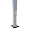 Outsunny 3 x 3M Garden Pop Up Gazebo Height Adjustable Marquee Party Tent Wedding Canopy with Carrying Bag, White