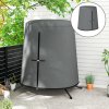 Outsunny Hanging Egg Chair Cover, Outdoor Single Swing Chair Cover, Waterproof Anti-dust Furniture Protector with Zipper, 300D Oxford Fabric for 200 x 230 cm Stand, Grey