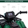 HOMCOM 12V Electric Quad Bike for Kids, Ride-On Car w/ Forward, Reverse Functions, Music, LED Headlights, for Ages 3-5 Years - Green