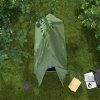 Outsunny 1-2 Man Camping Tent, Double Layer Dome Tent with 2000mm Waterproof Rainfly and Carry Bag, Lightweight for Fishing, Travel, Hiking, Sports, Festival, Green