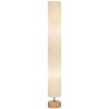 HOMCOM LED Floor Lamp for Living Room, 120cm Modern Standing Lamp with 3000K/4500K/6500K Colour Temperatures, Linen Shade and Wooden Base, Grey