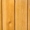 Outsunny Small Shed, Wooden Garden Shed with Flexible Table, Hooks and Ground Nails, Lockable Tool Shed with Asphalt Roof, 140 x 75 x 157cm, Natural