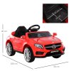 HOMCOM Mercedes Benz GLA Licensed 6V Kids Electric Ride On Car Toy with Remote Control Music Headlight for 3 Years Old Red