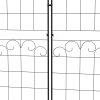 Outsunny Set of 2 Garden Trellis, Metal Trellis for Climbing Plants Support Frames, 50 x 180cm, Floral Design