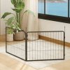 PawHut 2 Piece Dog Pen Expansion Pack for 60cm High Pet Playpen with 3 Connecting Stakes, Puppy Pen for Small Dogs