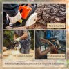 DURHAND 1600W Electric Chainsaw with 40cm Guide Bar, Power Saw to Cut Wood with Double Brake, Tool-Free Chain Tensioning and Chain