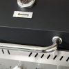 Outsunny 3+1 Gas Burner Grill, 11.5 kW Propane Gas Barbecue BBQ Grill with Wheels, Warming Rack, Shelves, Thermometer, Bottle Opener, Black