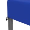 Outsunny 3 x 3(m) Pop Up Gazebo, 1 Person Easay Setup Marquee Party Tent with 1-Button Push, Adjustable Straight Legs, Wheeled Bag, Stakes, Ropes, Sandbags, Instant Shelter, Blue
