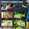 Outsunny 2200W High Pressure Washer, 170 Bar Pressure, 420 L/h Flow, Portable Electric Power Washer Jet Wash Cleaner with Adjustable Nozzle 6M Hose and Hose Reel for Home Patio Car Driveway