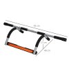 HOMCOM Pull-Up Bar for Doorway, Home Fitness Door Horizontal Push up Bar for Indoor Gym Upper Body Workout, Grey