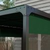 Outsunny 2 Pack Pergola Gazebo Side Panels with Large Window, for 3(m) Long Garden Pergola, 3x2m Gazebo Side Curtains Replacement, Green