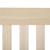 Outsunny Outdoor Wooden Swing Bench 2-Seater Porch Swing Chair Hanging Hammock Garden Furniture, Natural