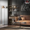 HOMCOM 5 Tier Bookcase, Industrial Book Shelf with 2 Drawers and Metal Frame, Bookshelf for Home Office, Study, Living Room, Brown
