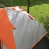 Outsunny Camping Tent, 2 Man Dome Tent, 3000mm Waterproof, with Sewn-in Groundsheet, Carry Bag and Top Hook, for Fishing Hiking Festival, Grey and Orange