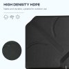 Outsunny Set of 4 Parasol Base Stand Weights for Banana Hanging Cantilever Umbrella, 56kg Water or 72kg Sand Filled, Up to 84kg with Water/Sand Combo Filling, Black