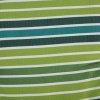 Outsunny Set of 2 Outdoor Garden Patio 2-3 Seater Bench Swing Chair Cushion Seat Pad Mat Replacement 120L x 50W x 5T cm - Green Stripes