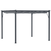 Outsunny 3 x 3(m) Aluminium Pergola Canopy Gazebo Awning Outdoor Garden Sun Shade Shelter Marquee Party BBQ, Dark Grey
