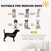 PawHut Dog Pen, 2 Panel Puppy Pen, Portable, Detachable, For Medium Dogs, 60cm Tall, Black