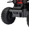 AIYAPLAY 6V Electric Car for Kids, Battery Powered Kids ATV, Quad Bike with Forward Backward, LED Headlights, for Ages 18-36 Months, Red