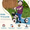 AIYAPLAY Trike for 2-5 Years Old, Kids Tricycle with Adjustable Seat, Basket, Bell