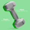 SPORTNOW Set of 2 Hex Dumbbells, Neoprene Weights Pair with Non-Slip Grip, Home Gym Fitness Training Equipment, 2 x 5kg, Green