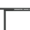 Outsunny 246 cm Extending Garden Table, Rectangle Outdoor Dining Table for 6-8, Aluminium Frame for Patio, Balcony - Charcoal Grey