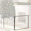 PawHut 2 Piece Dog Pen Expansion Pack for 60cm High Pet Playpen with 3 Connecting Stakes, Puppy Pen for Small Dogs
