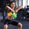 HOMCOM Soft Kettlebell, 12kg Kettle Bell with Non-Slip Handle for Home Gym Weight Lifting and Strength Training, Green