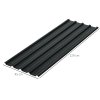 Outsunny Corrugated Roofing Sheets, Pack of 12, Galvanised Metal Roofing Sheets for Greenhouse, Garage, Storage Shed, Carport, 129 x 45cm, Dark Grey