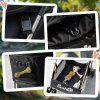 PawHut Dog Pram Dog Stroller 3 in 1 Pet Pushchair Detachable Design with Universal Wheels, Brake for Small Miniature Dogs - Black
