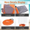 Outsunny 1-2 Person Pop up Beach Tent Hiking UV 30+ Protection Patio Sun Shade Shelter Portable Automatic - Orange
