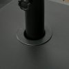 Outsunny Garden Parasol Base Holder, 43kg Water or 60kg Sand Filled, Outdoor Market Umbrella Stand Weight with Wheels and Brakes, Black