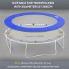 HOMCOM 12ft Trampoline Pad ??366cm Trampoline Accessories Surround Pad Thick Foam Pads Padding Replacement Spare- Blue