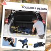PawHut Dog Pram Dog Stroller Pet Pushchair with Universal Wheels, Brake for Small Breeds - Blue