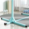 HOMCOM Height Adjustable Gymnastics Horizontal Bar For Kids Home Gym Training Children Junior Kip High Bar Fitness, Light Blue