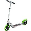 HOMCOM Folding Kick Scooter, Adjustable Ride On Scooter with 200mm Big Wheels and Double Shock Absorption, Urban Scooter for 14+ Teens Adult, Green